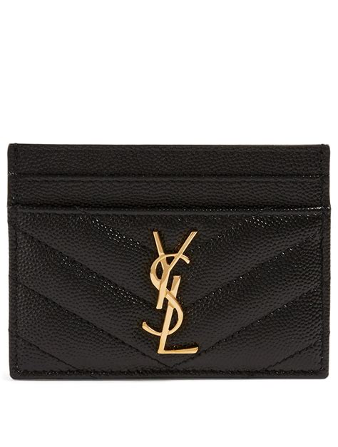 ysl cardholder stars|YSL monogram card holder.